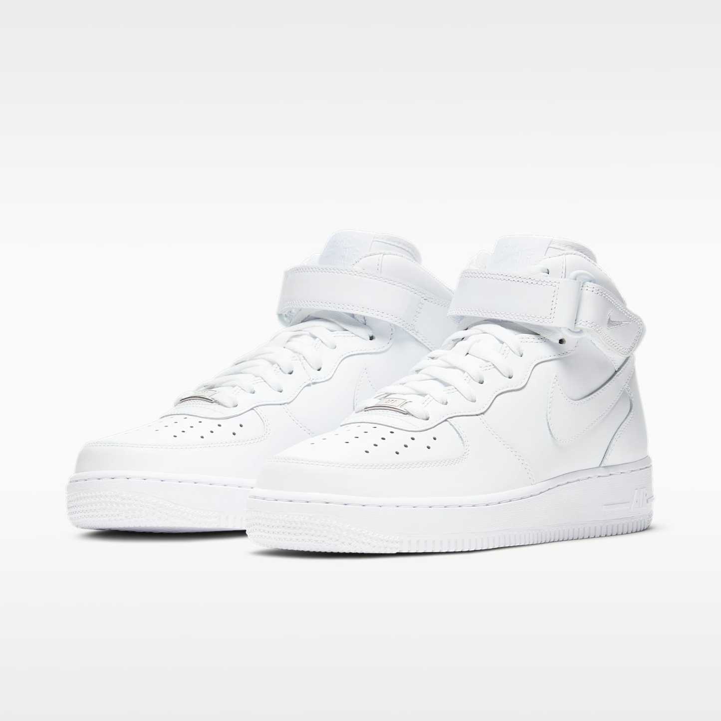 Nike Air Force 1 '07 Mid Damenschuh – Weiß/Weiß/Weiß
