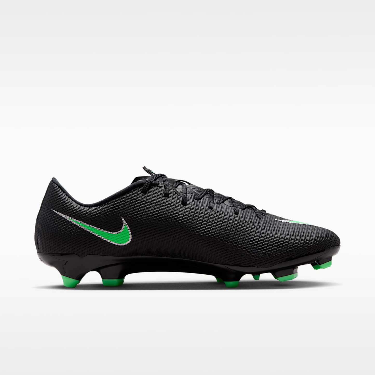 Nike Mercurial Vapor 17 Academy Low-Top-Fußballschuh für verschiedene Böden – Schwarz/Schwarz/Illusion Green