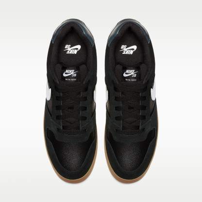 Nike SB Delta Force Vulc Herren-Skateboardschuh – Schwarz/Gum Light Brown/Dark Grey/Weiß