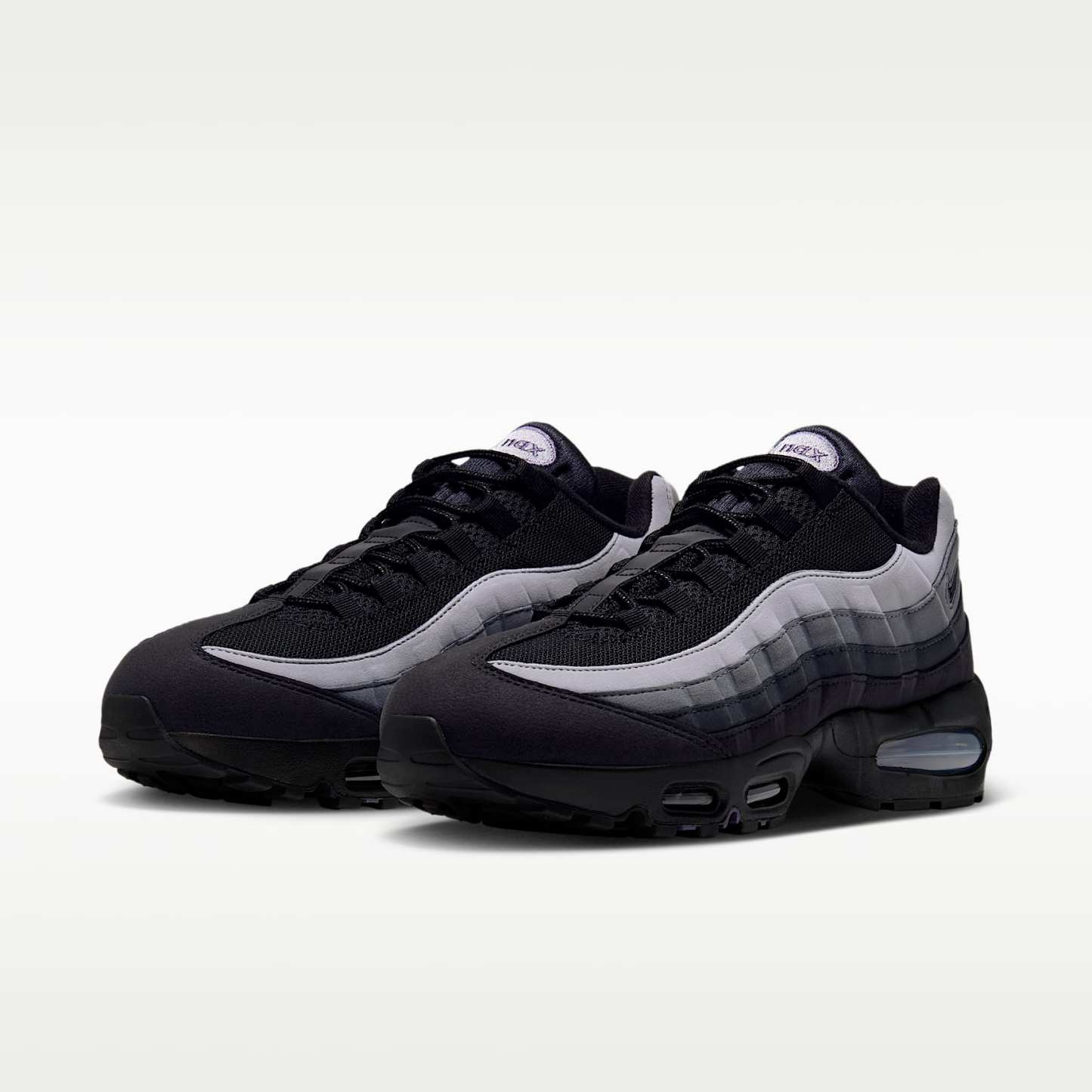 Nike Air Max 95 Big Bubble Premium Herrenschuh – Schwarz/Dark Smoke Grey/Smoke Grey/Canyon Purple