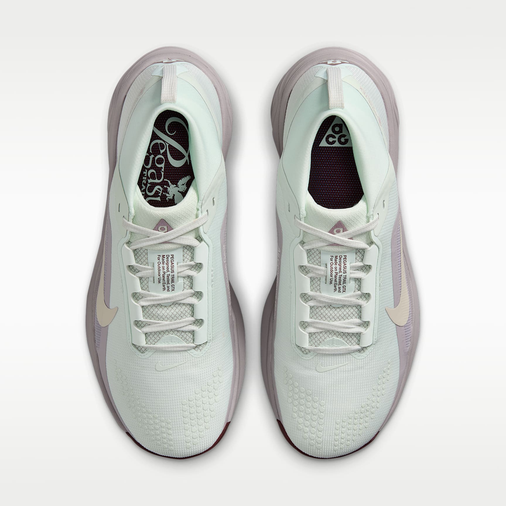 ACG Pegasus Trail GORE-TEX wasserfester Traillaufschuh (Damen) – Barely Green/Silver Lilac/Tattoo/Light Bone