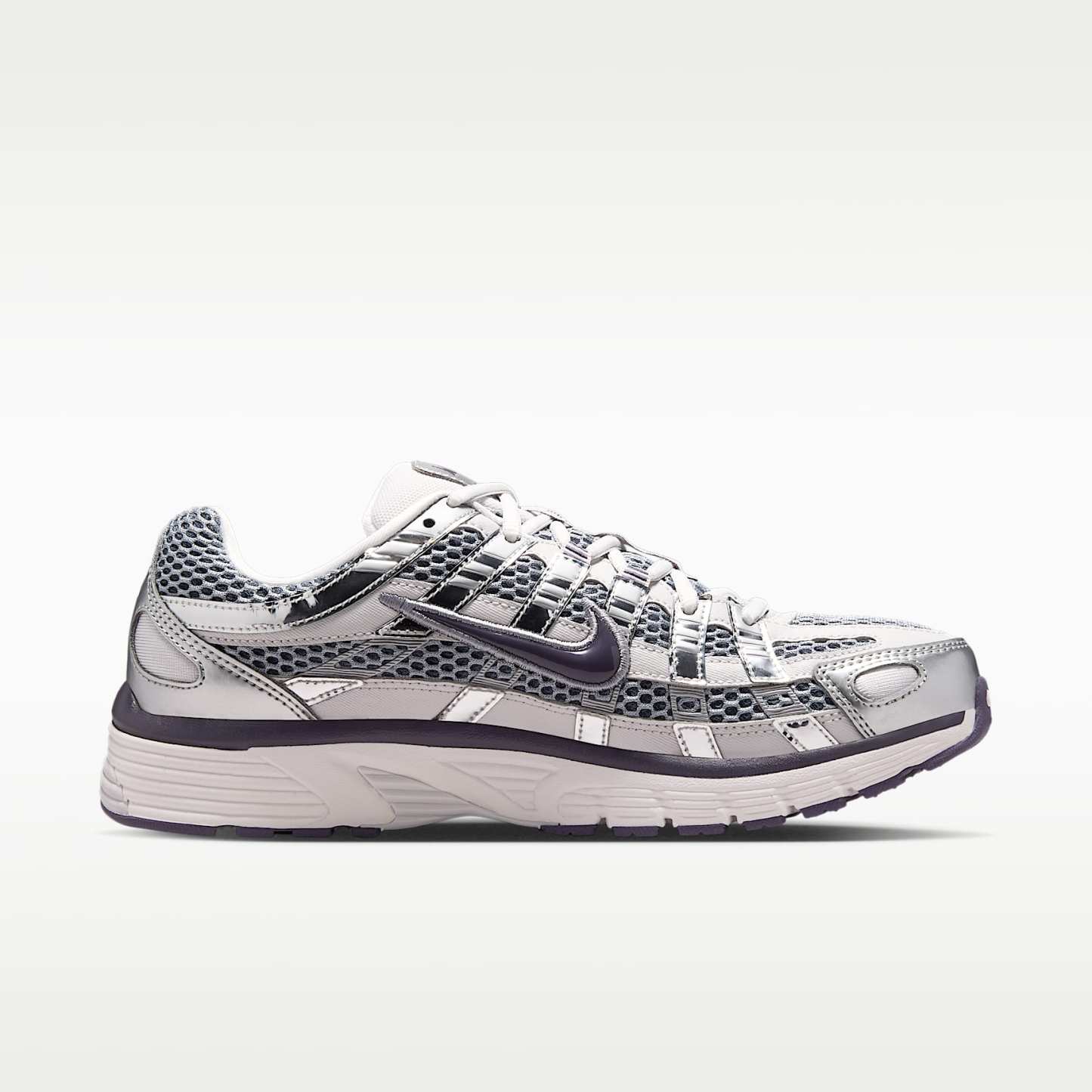 Nike P-6000 Schuh (Damen) – Vast Grey/Metallic Silver/Stealth/Dark Raisin