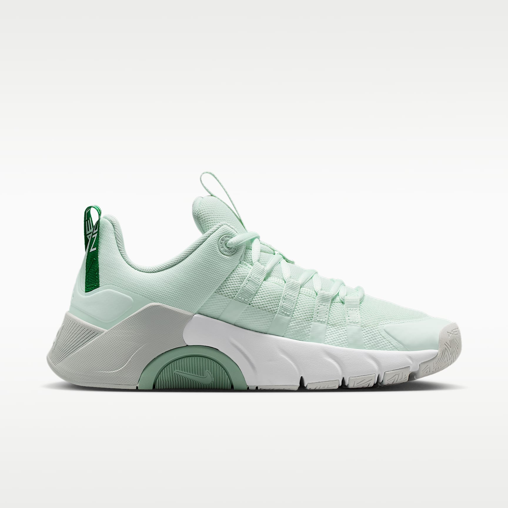 Nike Free Metcon 7 Trainingsschuhe (Damen) – Barely Green/Malachite/Light Silver/Weiß