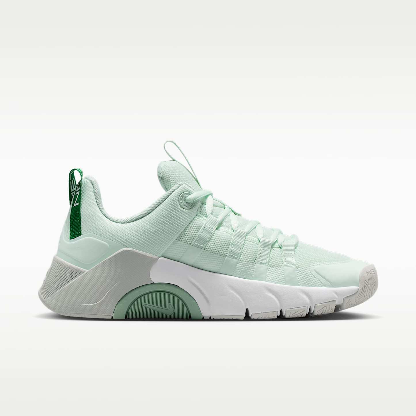 Nike Free Metcon 7 Trainingsschuhe (Damen) – Barely Green/Malachite/Light Silver/Weiß