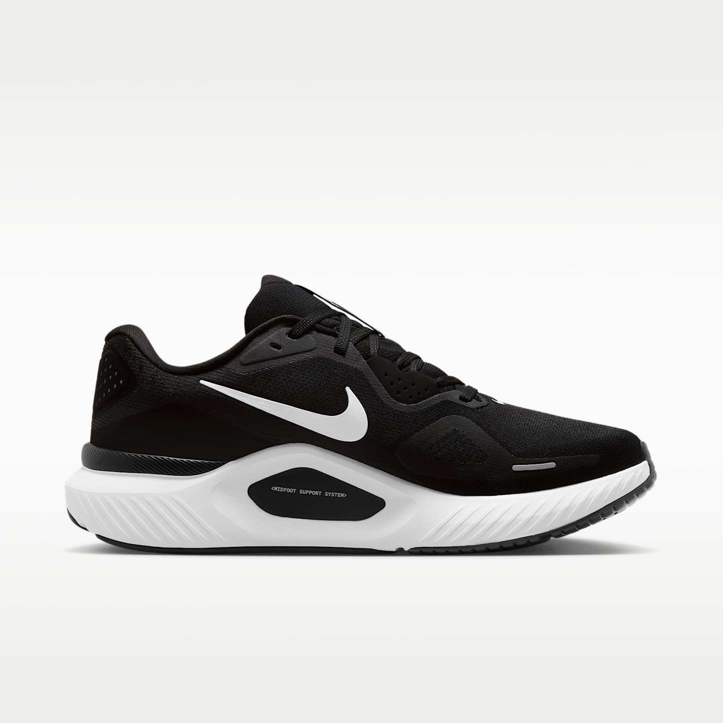 Nike Structure 26 Straßenlaufschuh (Herren) – Schwarz/Cool Grey/Metallic Silver/Weiß