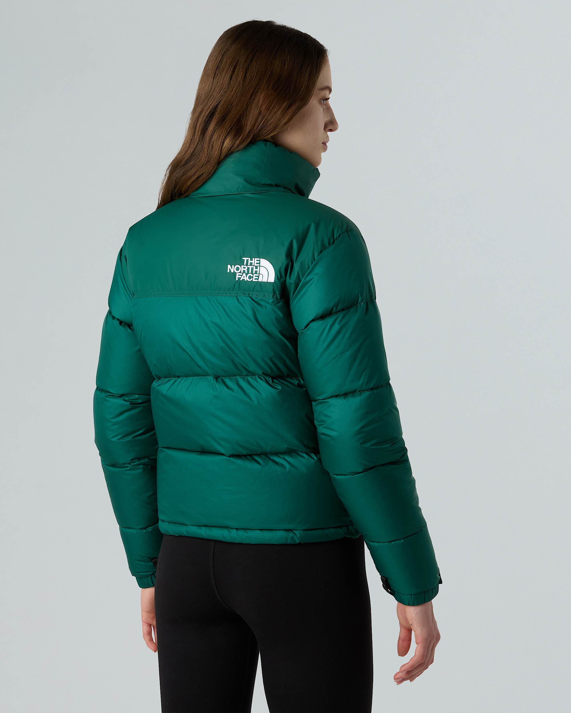 1996 Retro Nuptse Jacke für Damen – Hunter Green