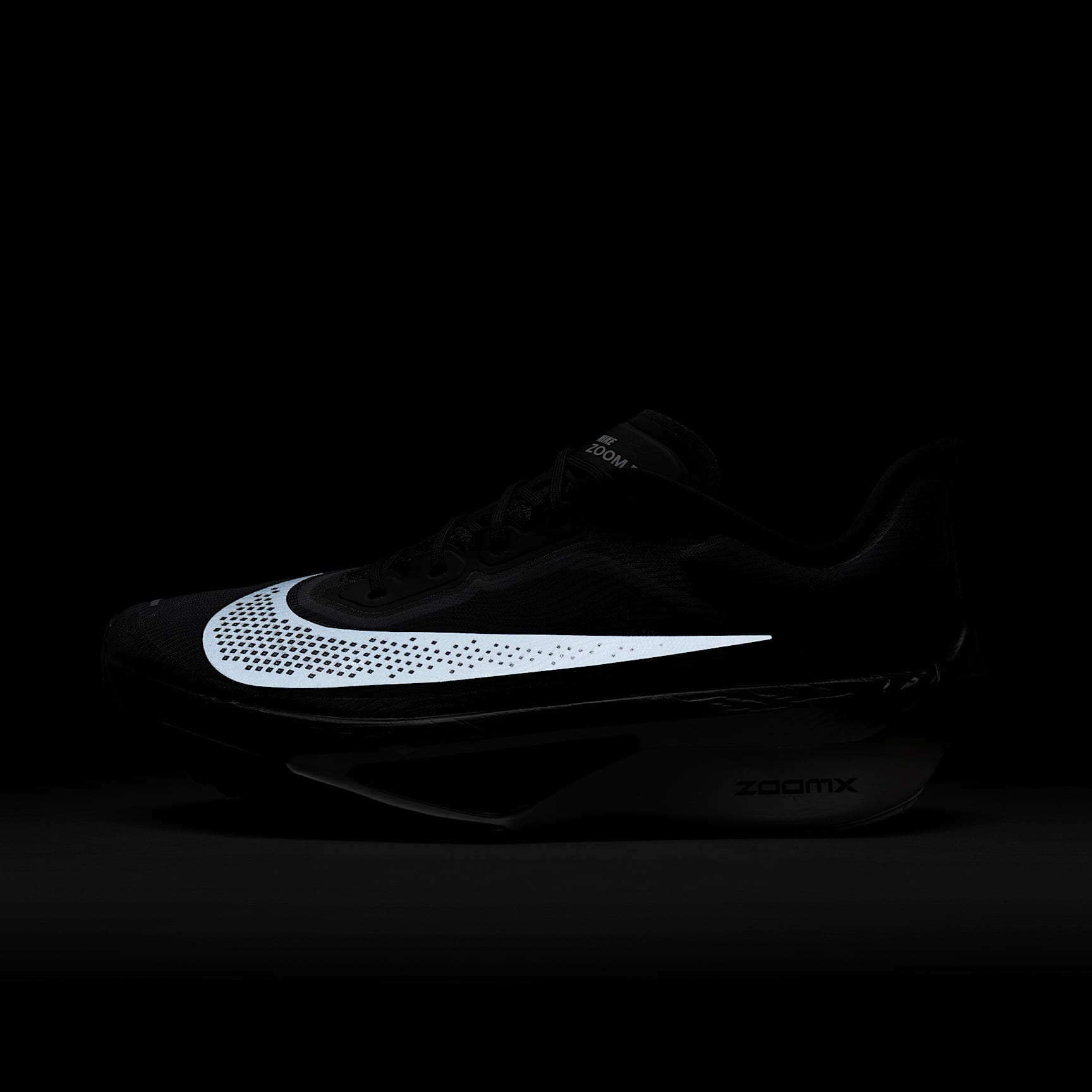 Nike Zoom Fly 6 Straßenlaufschuh für Wettkämpfe (Herren) – Schwarz/Light Smoke Grey/Weiß