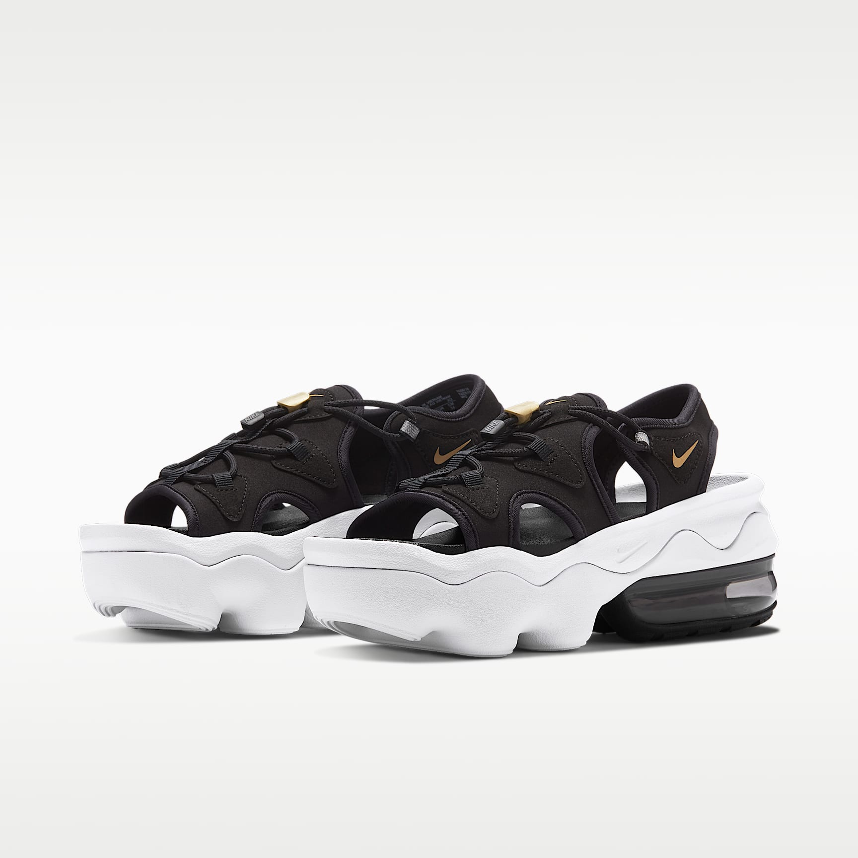 Nike Air Max Koko Damen-Sandale – Schwarz/Anthracite/Weiß/Metallic Gold