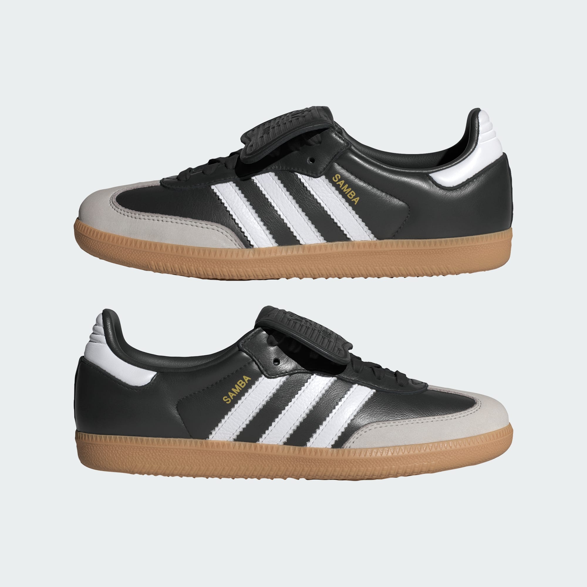 Samba LT Schuh – Core Black / Cloud White / Gold Metallic – IG2010