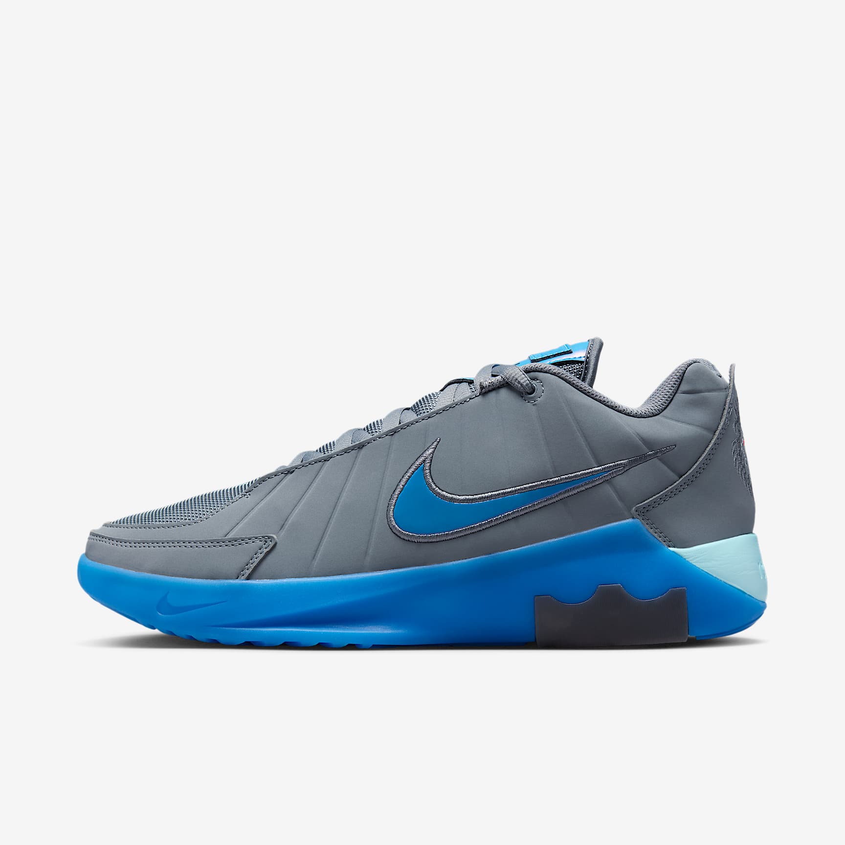 LeBron Witness 9 Basketballschuh – Cool Grey/Glacier Ice/Glacier Ice/Aurora Blue