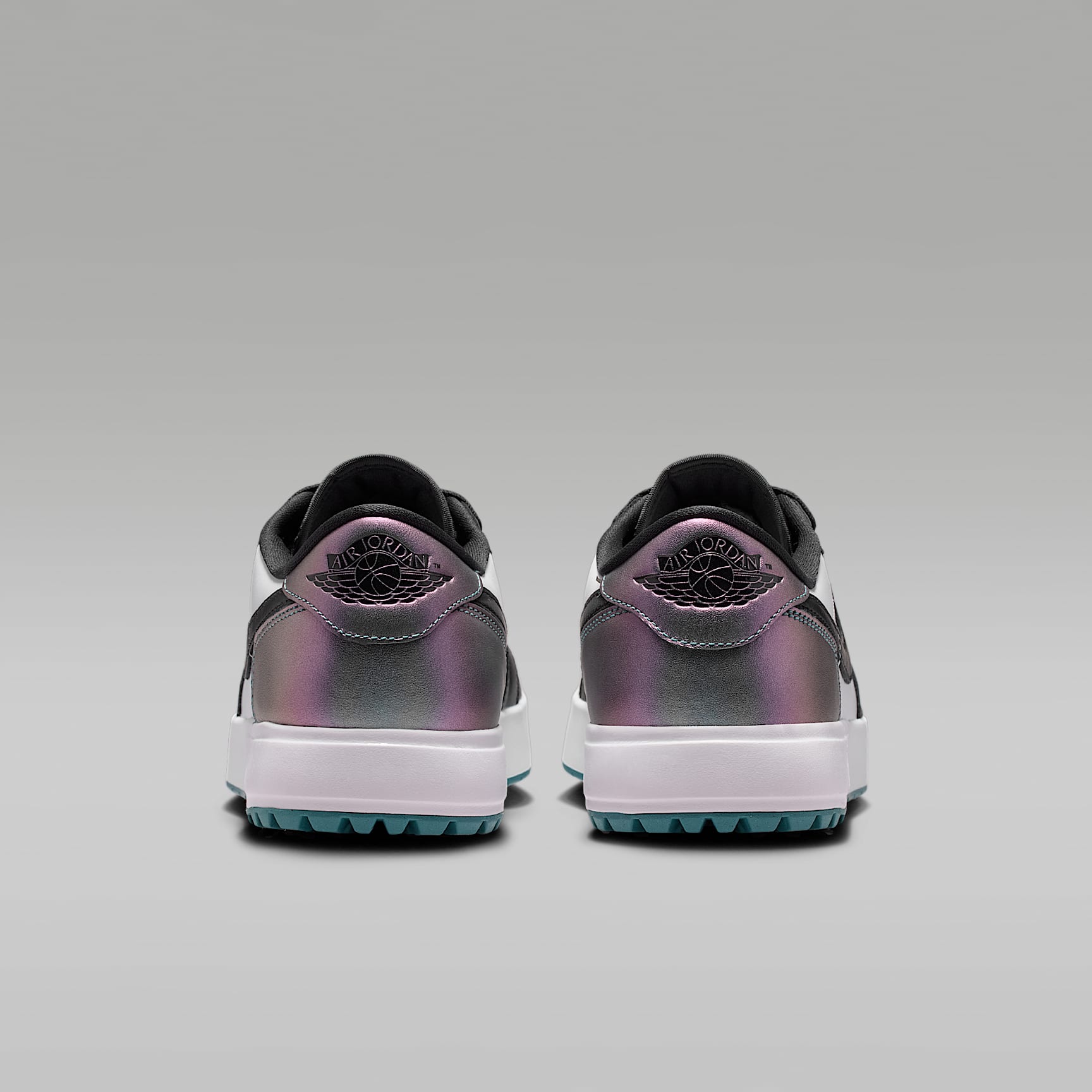 Air Jordan 1 Low G Golfschuh mit Spikes – Mineral Teal/Weiß/Schwarz
