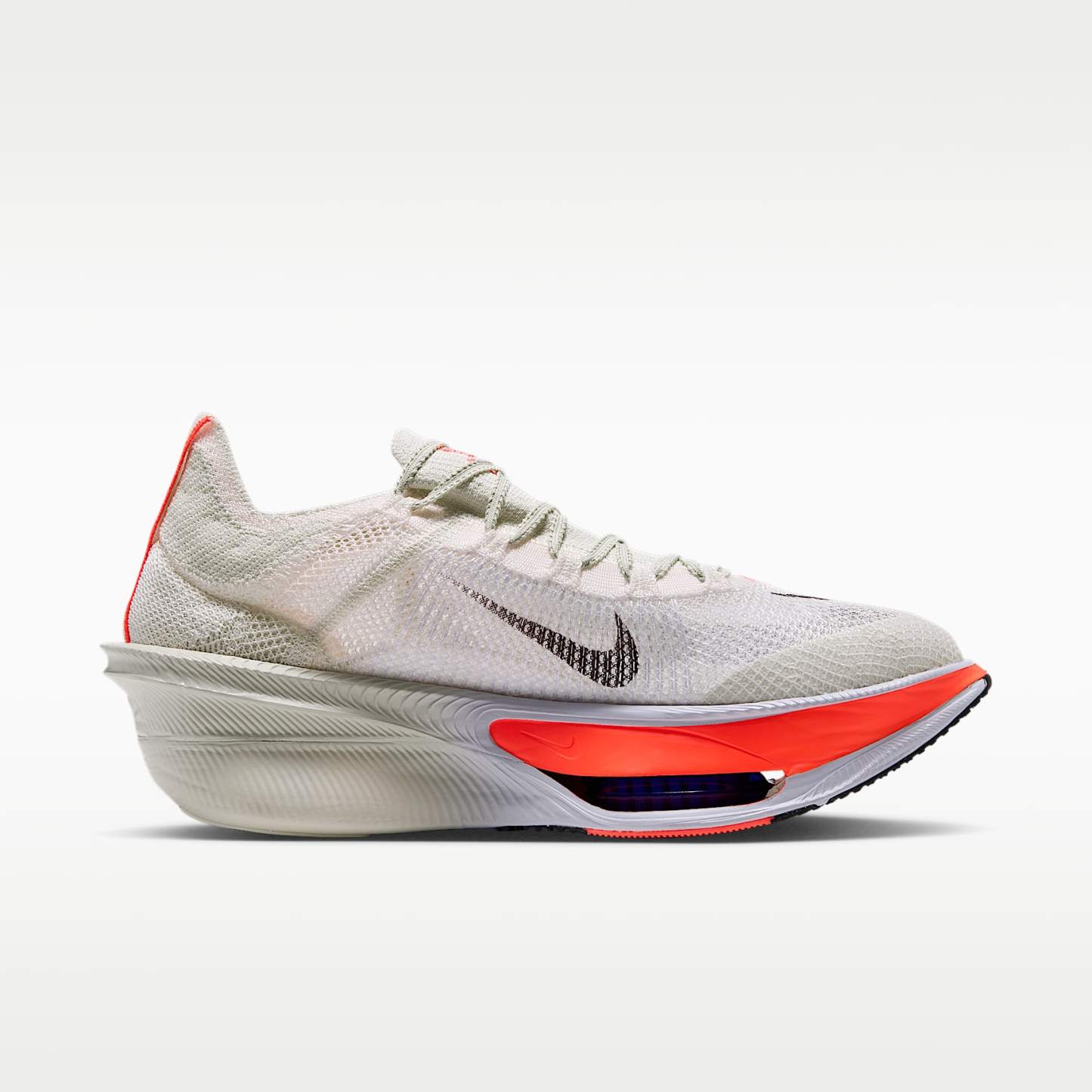 Nike Alphafly 4 Straßenlaufschuh für Wettkämpfe (Herren) – Sea Glass/Laser Crimson/Phantom/Burgundy Ash