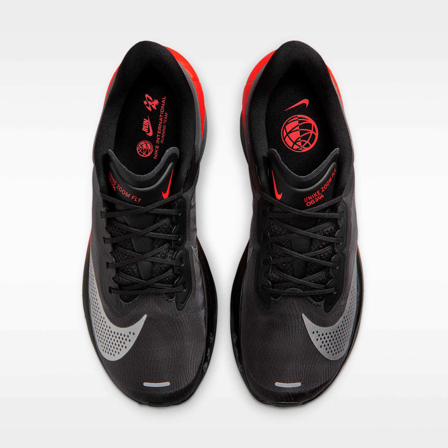 Nike Zoom Fly 6 Straßenlaufschuh für Wettkämpfe (Herren) – Schwarz/Bright Crimson/Wolf Grey/Metallic Silver