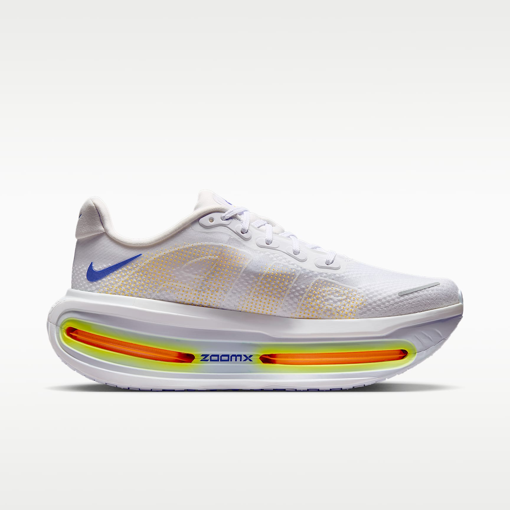 Nike Vomero Premium Straßenlaufschuh (Herren) – Weiß/Total Orange/Laser Orange/Lapis
