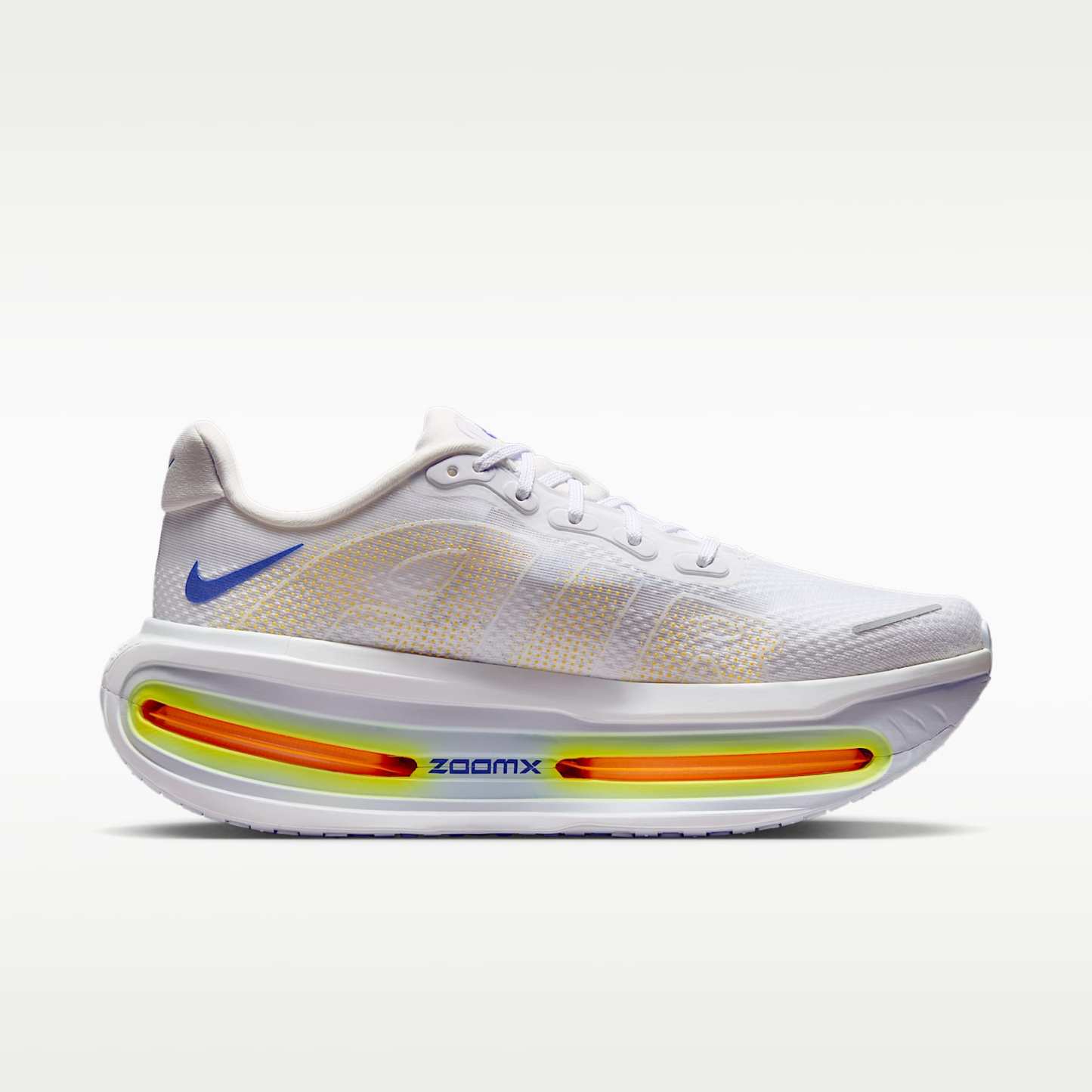 Nike Vomero Premium Straßenlaufschuh (Herren) – Weiß/Total Orange/Laser Orange/Lapis
