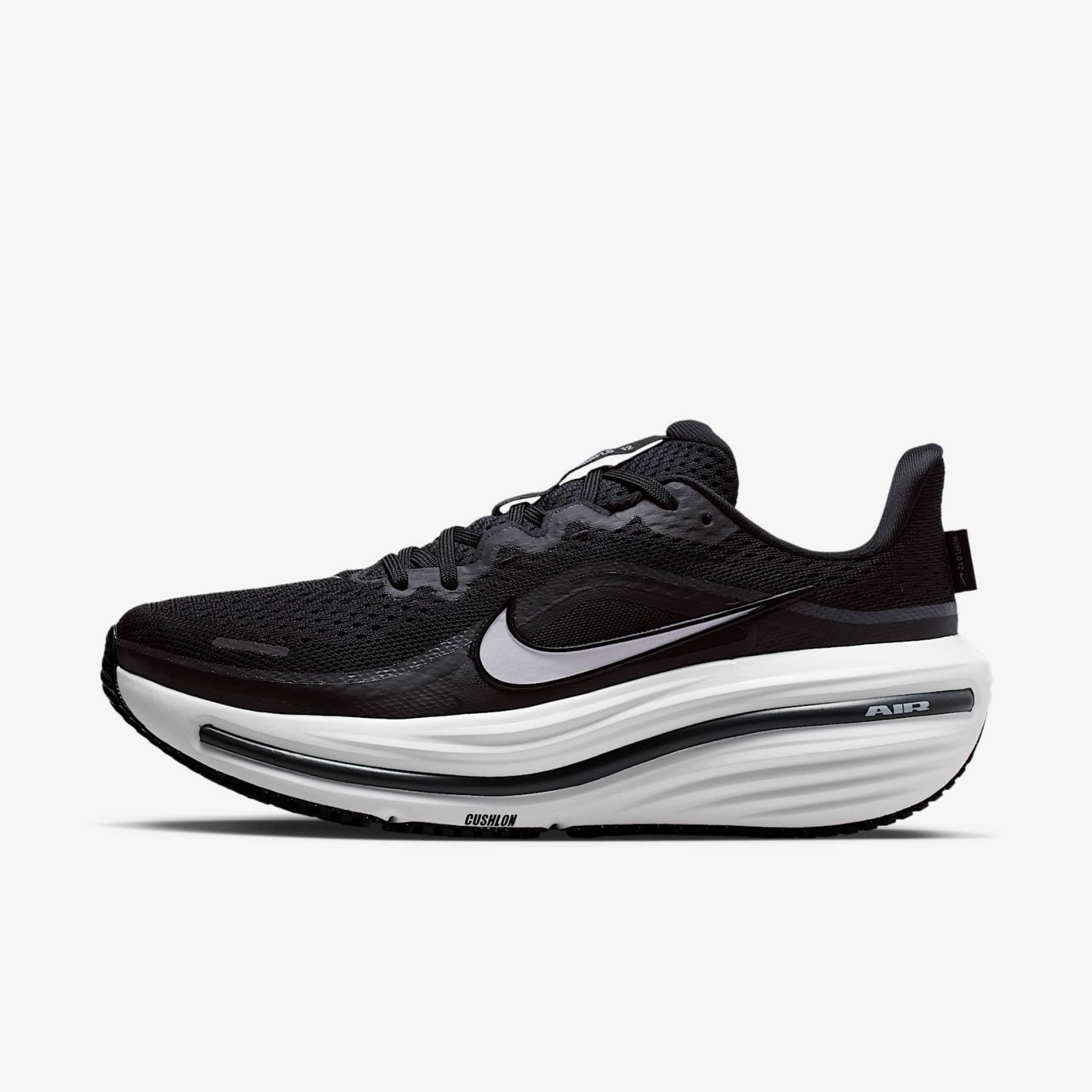 Nike Winflo 12 Straßenlaufschuh (Damen) – Schwarz/Dark Smoke Grey/Weiß