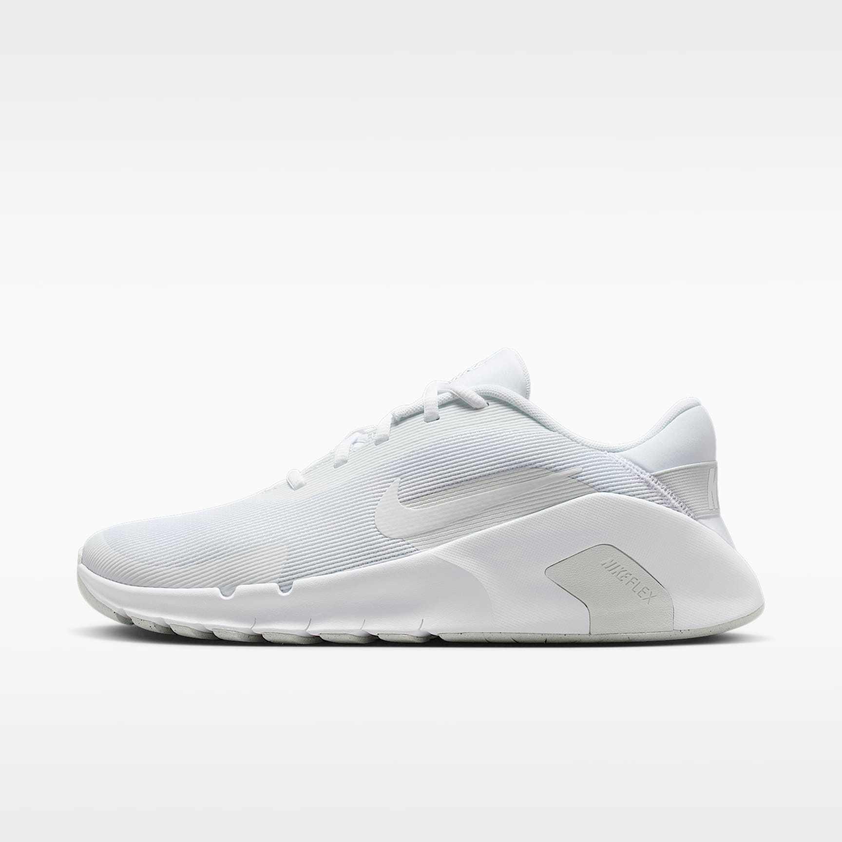 Nike Flex Train Workout-Schuh (Herren) – Weiß/Photon Dust/Weiß