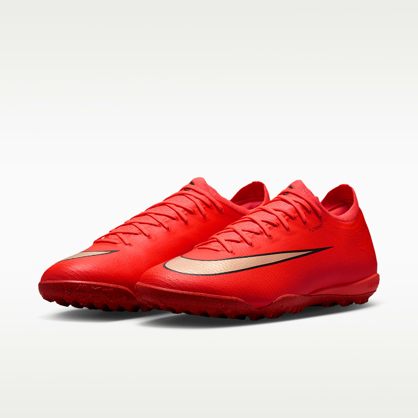 Nike Mercurial Vapor 17 Pro Low-Top-Fußballschuh für Turf – Bright Crimson/Blur