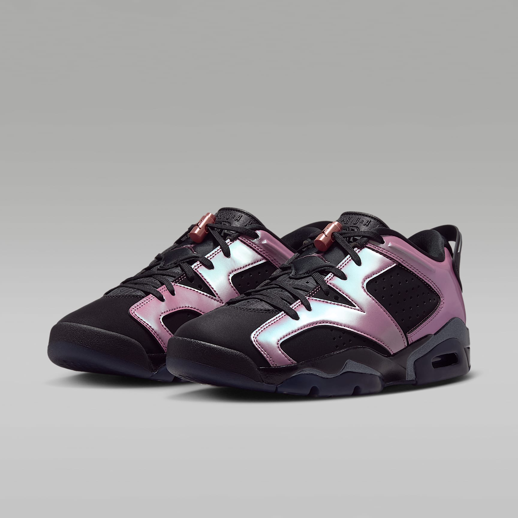 Air Jordan 6 Retro Low "Metamorphosis" Schuh (Damen) – Schwarz/Desert Berry/Schwarz