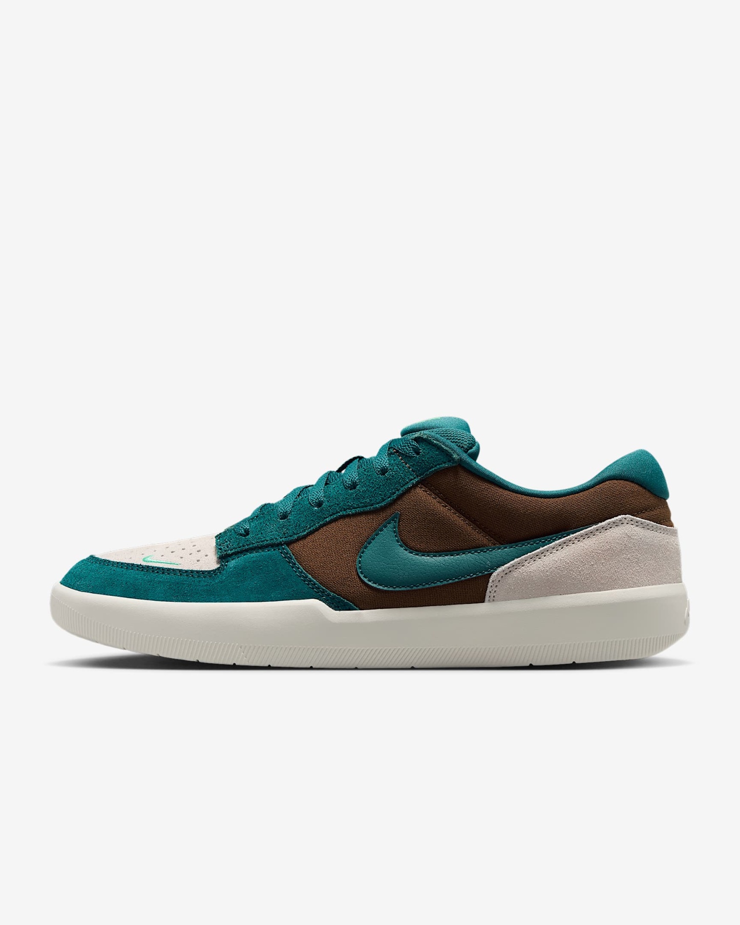 Nike SB Force 58 Skateboardschuh – Mosswood Brown/Light Orewood Brown/Sail/Geode Teal