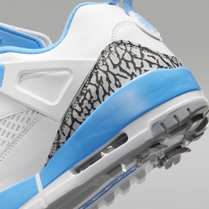 Jordan Spizike G Golfschuh – Weiß/Wolf Grey/University Blue