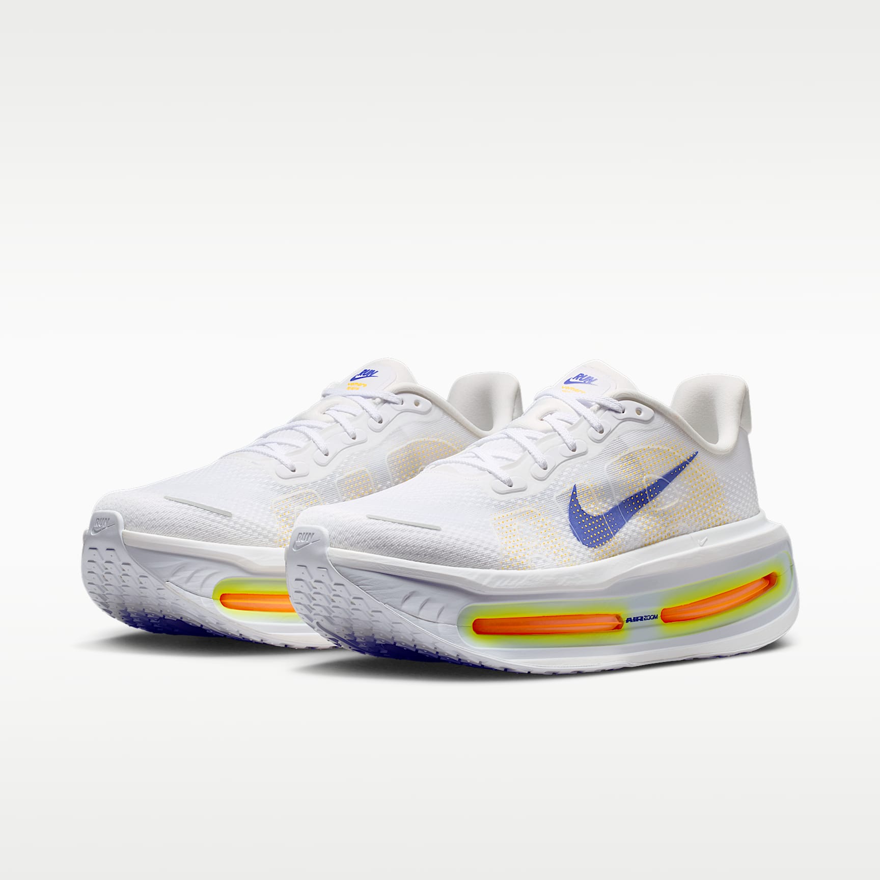 Nike Vomero Premium Straßenlaufschuh (Herren) – Weiß/Total Orange/Laser Orange/Lapis