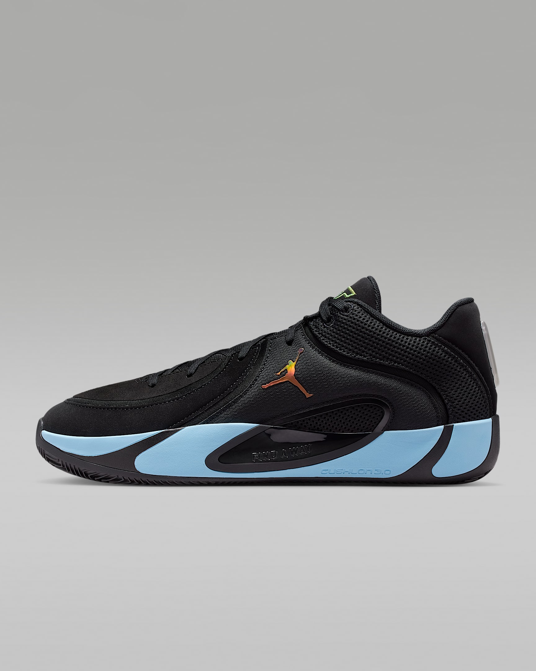 Tatum 4 Basketballschuh – Schwarz/Ice Blue