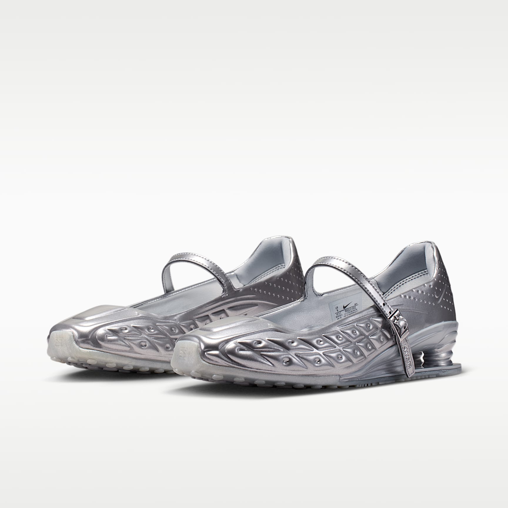 Nike Shox Z Calistra Schuh (Damen) – Metallic Silver/Flat Silver/Metallic Silver