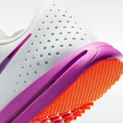 Nike Triple Jump Elite 3 Sprung-Spike für Leichtathletik – Weiß/Hyper Turquoise/Bright Crimson/Obsidian