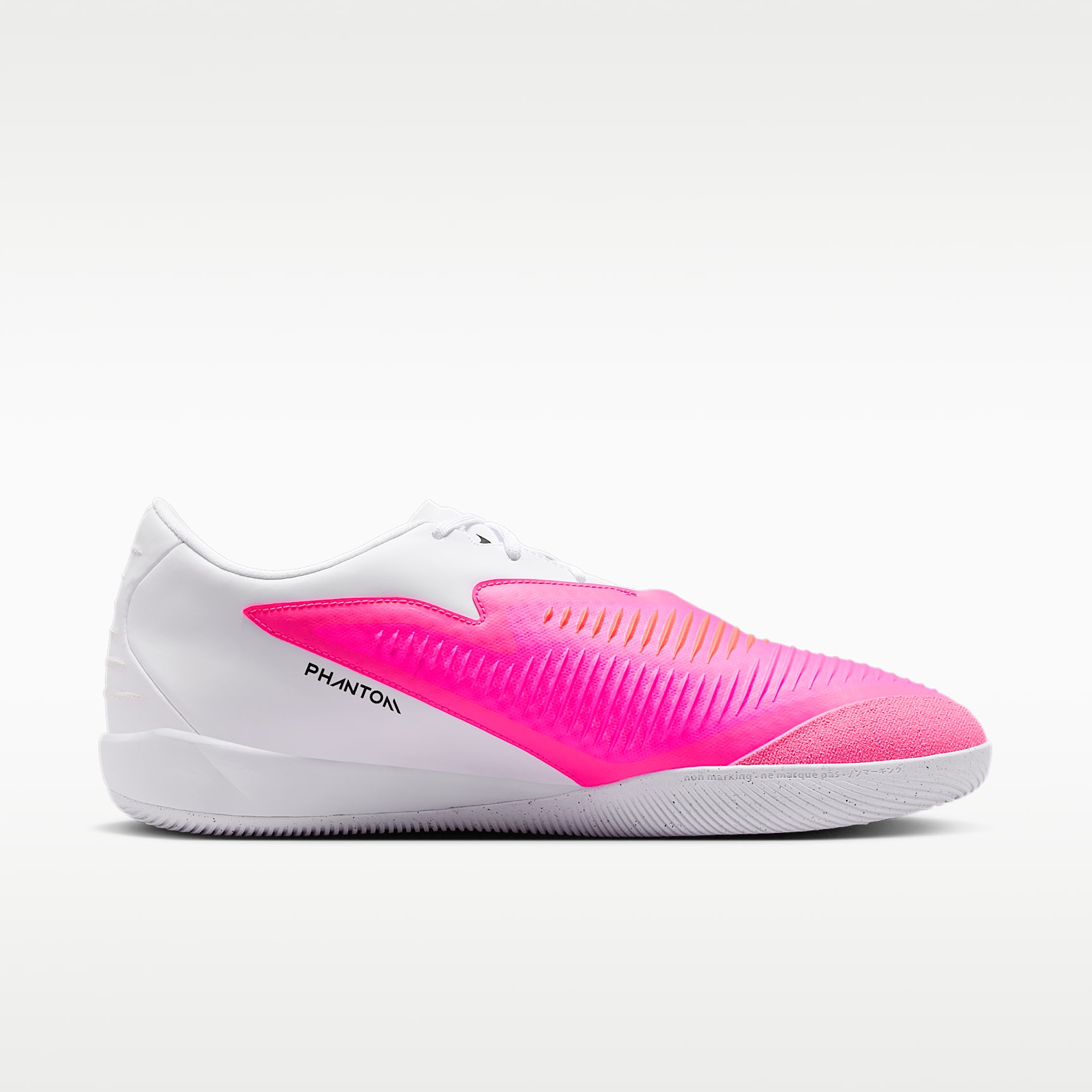 Nike Phantom 6 Low Academy Fußballschuh für Hallen- und Hartplätze – Multi-Color/Schwarz