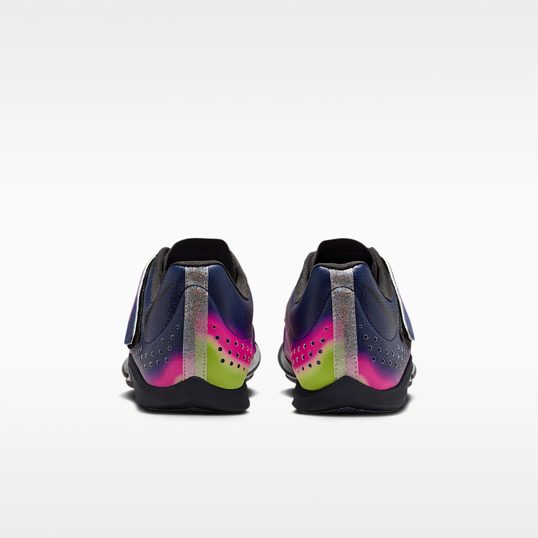 Nike Long Jump Elite Glam Leichtathletik-Sprung-Spikes – Pink Blast/Blue Void/Electric Green/Schwarz