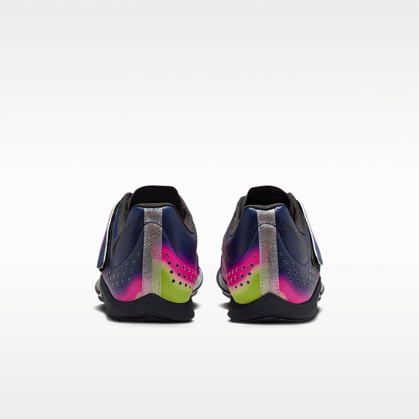 Nike Long Jump Elite Glam Leichtathletik-Sprung-Spikes – Pink Blast/Blue Void/Electric Green/Schwarz