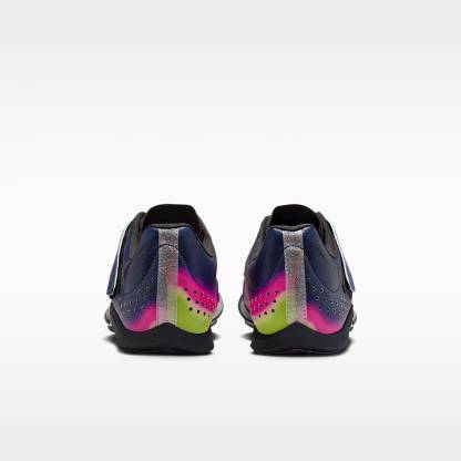 Nike Long Jump Elite Glam Leichtathletik-Sprung-Spikes – Pink Blast/Blue Void/Electric Green/Schwarz