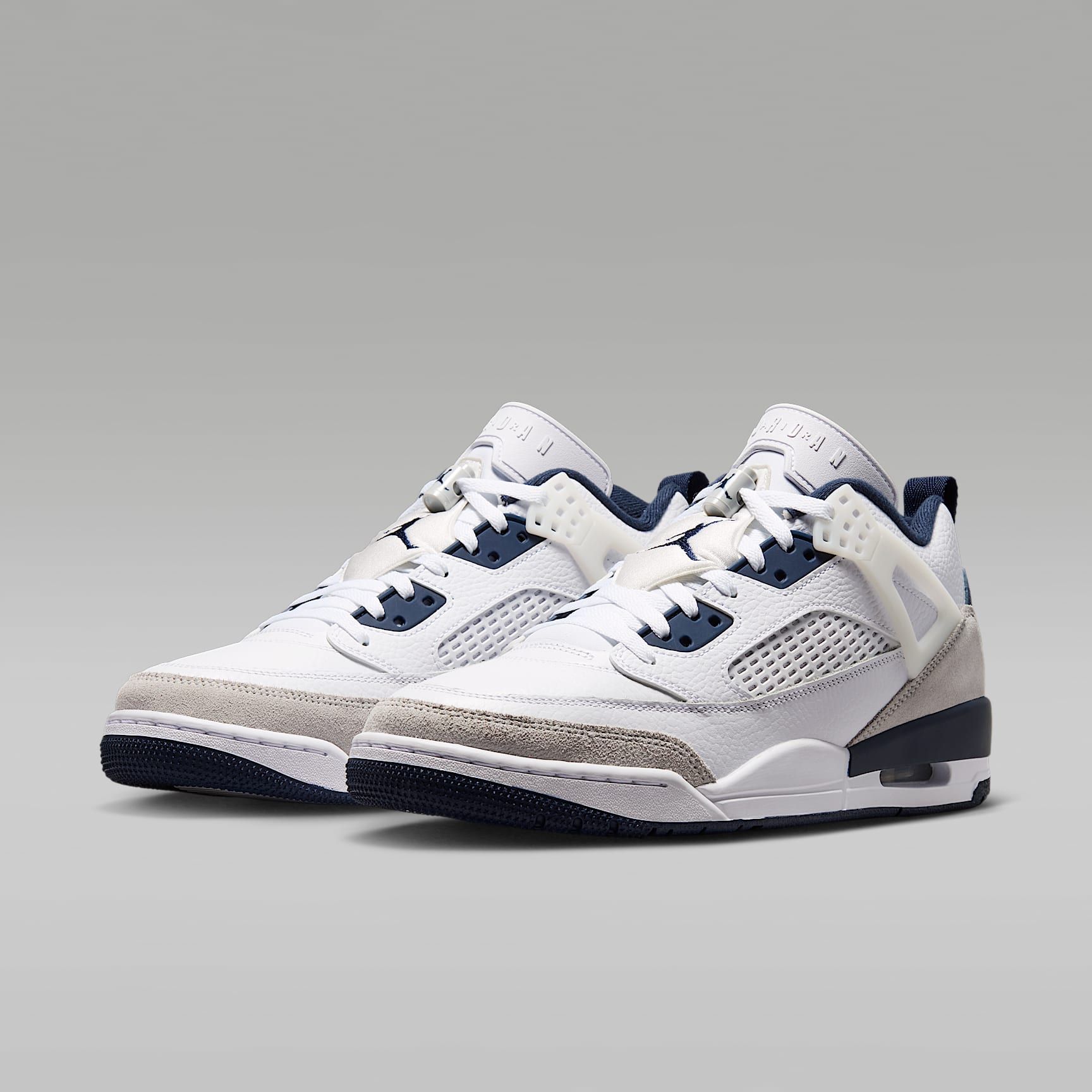 Jordan Spizike Low Schuh (Herren) – Weiß/Grey Fog/Pink Foam/Obsidian