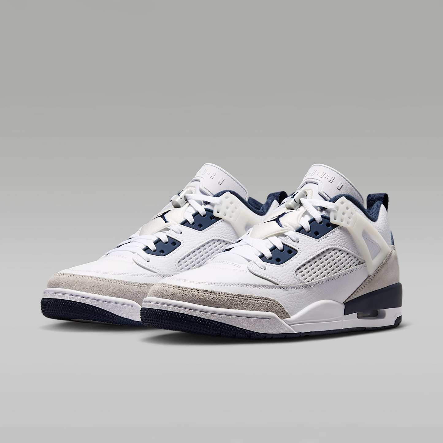Jordan Spizike Low Schuh (Herren) – Weiß/Grey Fog/Pink Foam/Obsidian