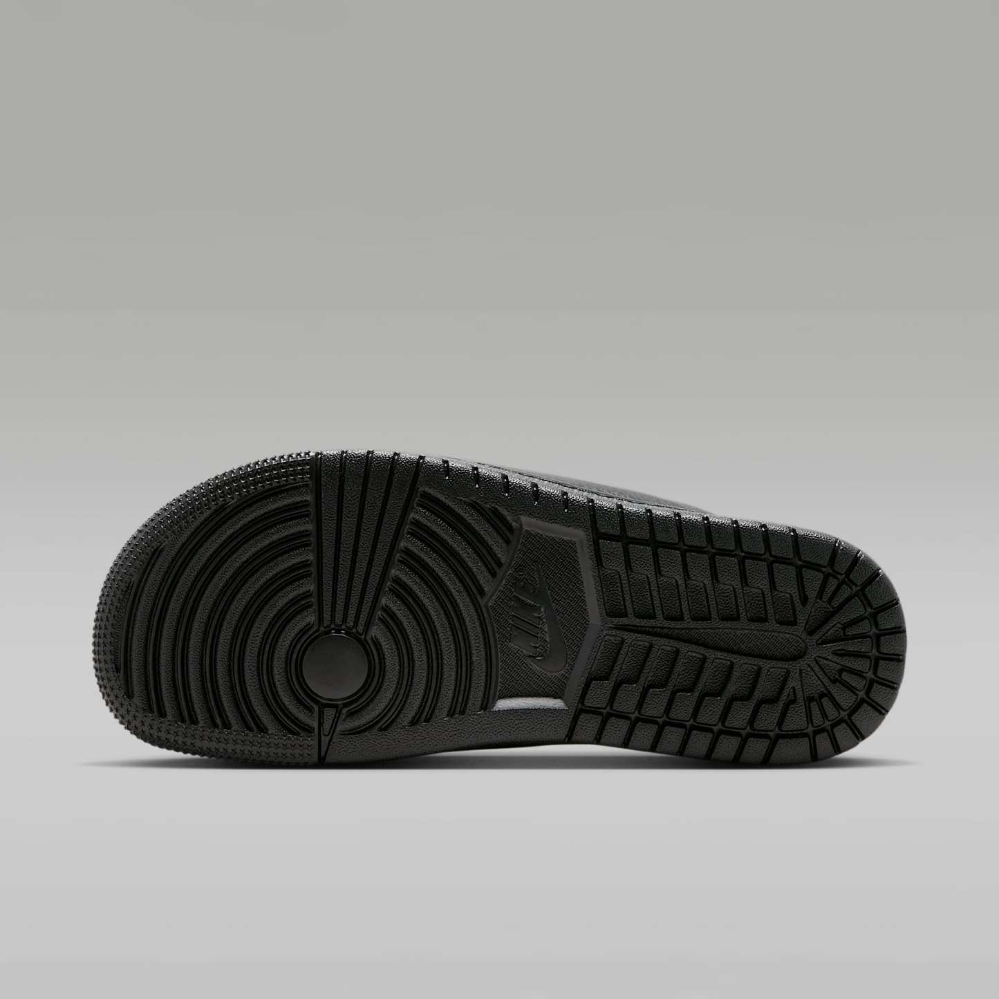 Jordan Modero 1 Slides (Damen) – Schwarz/Schwarz