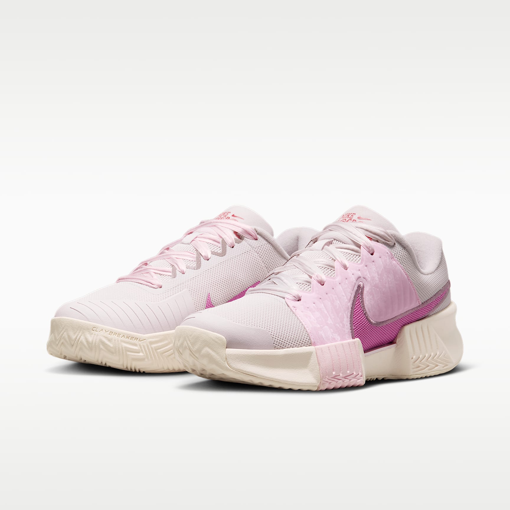 Nike GP Challenge Pro PRM Tennisschuh für den Clay Court (Damen) – Pearl Pink/Pink Foam/Chalk/Light Magenta
