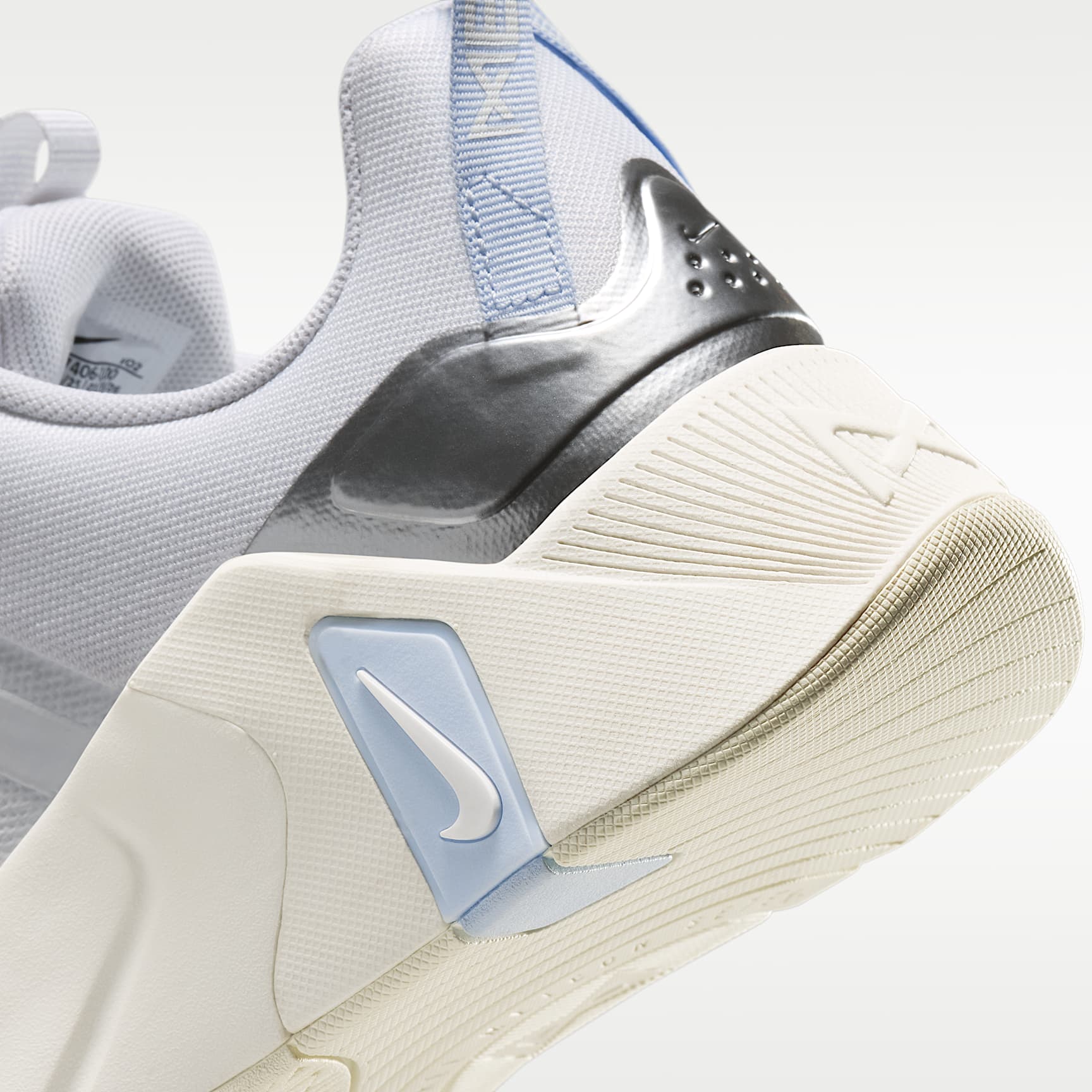 Nike Free Metcon 7 Trainingsschuhe (Damen) – Weiß/Hydrogen Blue/Metallic Silver/Weiß