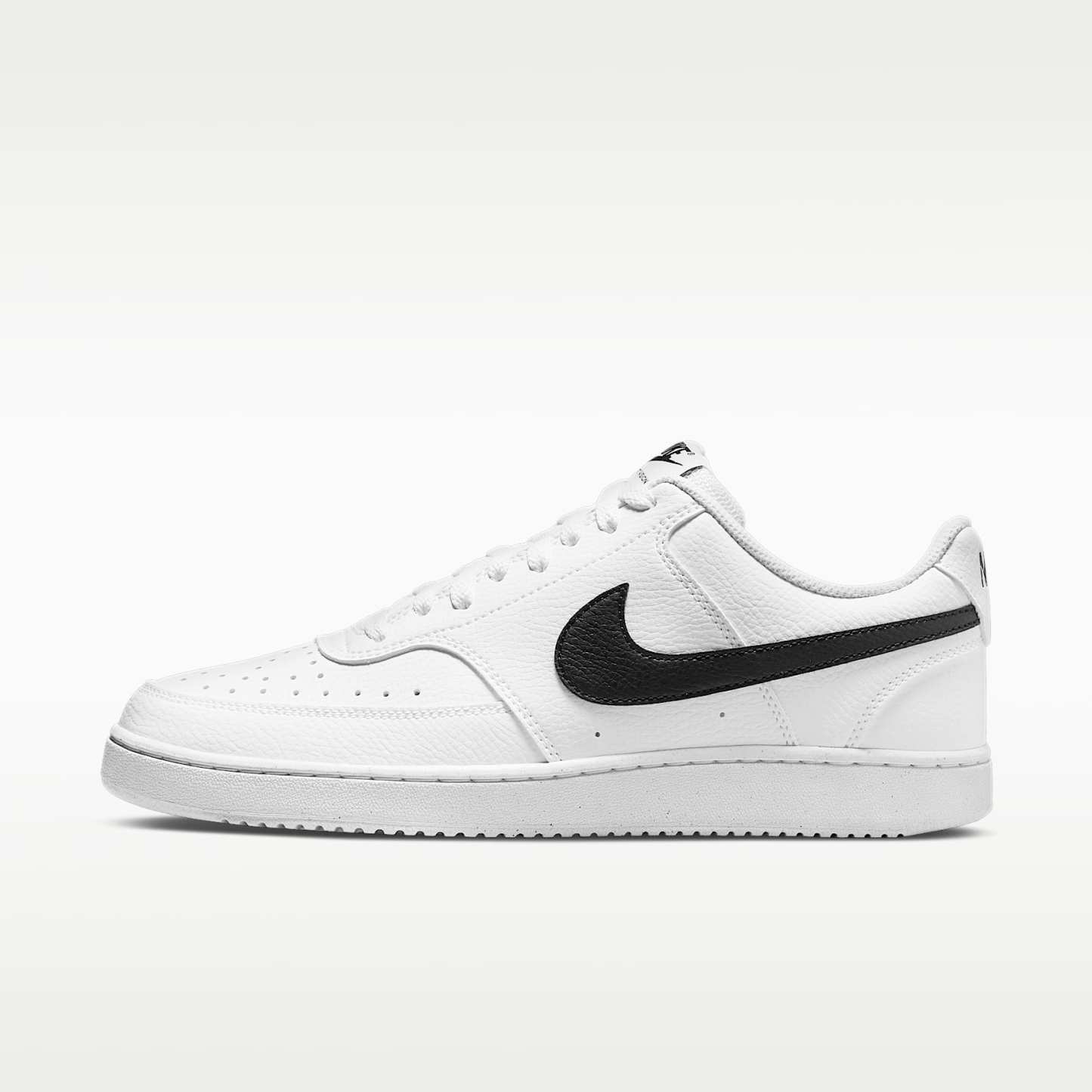 Nike Court Vision Low Next Nature Herrenschuh – Weiß/Weiß/Schwarz