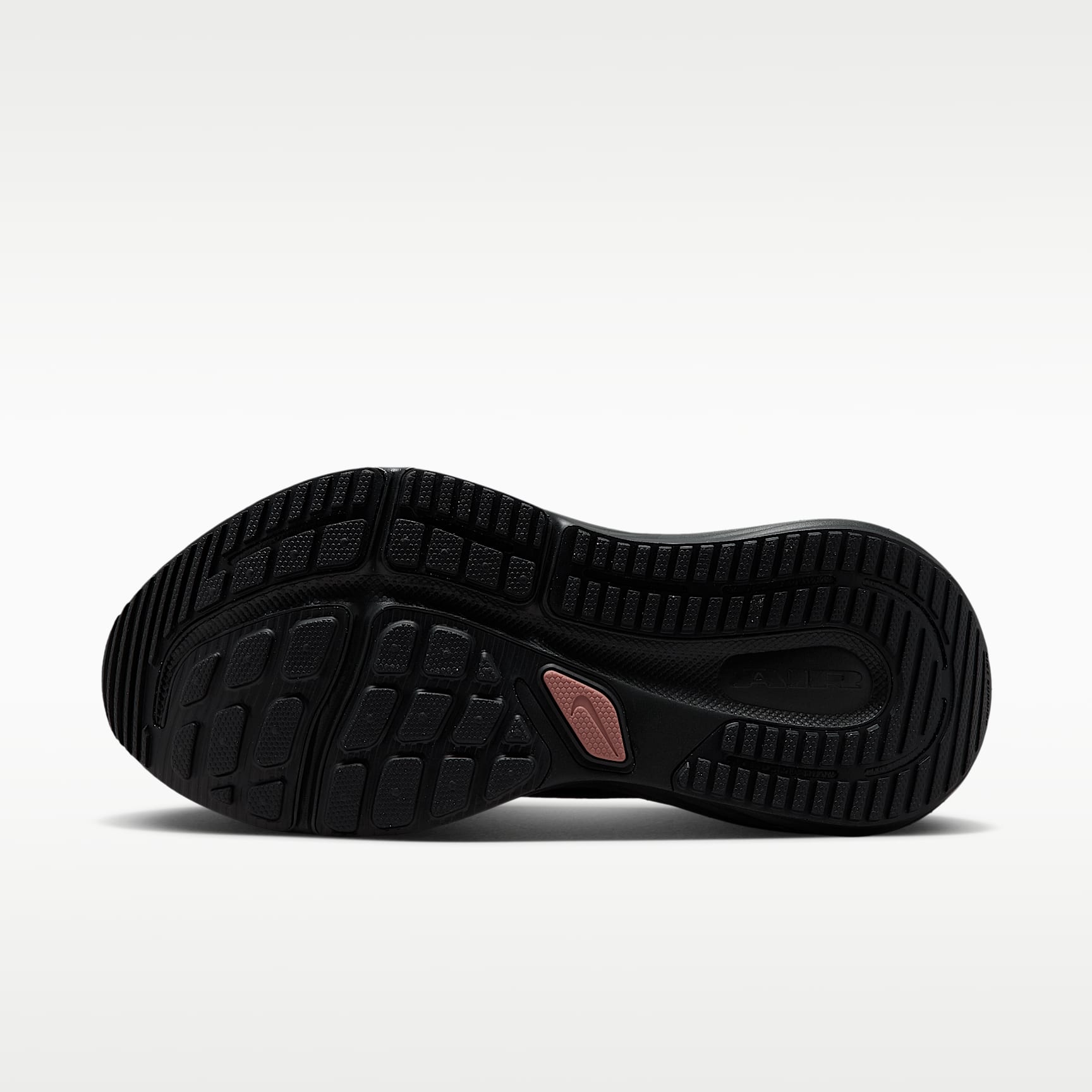 Nike Winflo 12 Straßenlaufschuh (Damen) – Schwarz/Off Noir/Rose Gold/Metallic Rose Gold