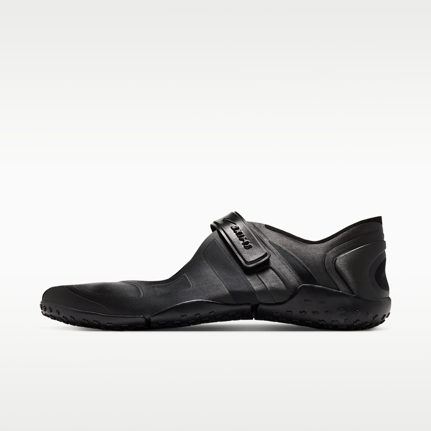NikeSKIMS Rift Satin Schuh (Damen) – Schwarz/Schwarz/Schwarz