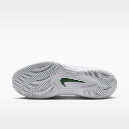 Nike Zoom Vapor 12 PRM Tennisschuh für Hartplätze (Damen) – Weiß/University Gold/University Red/Gorge Green