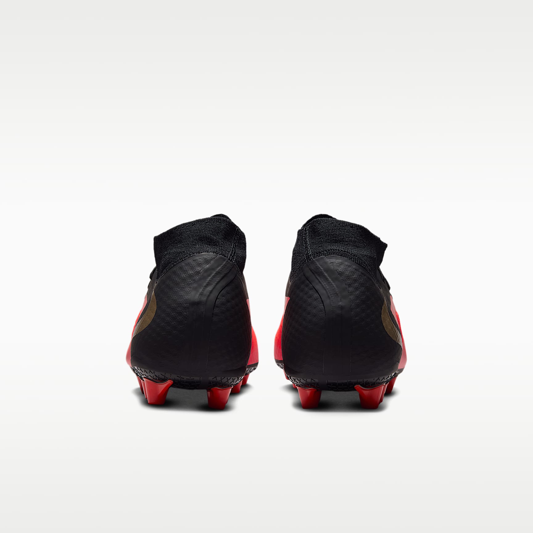 Nike Phantom 6 High Academy Fußballschuh für Kunstrasen – Bright Crimson/Schwarz/Blur