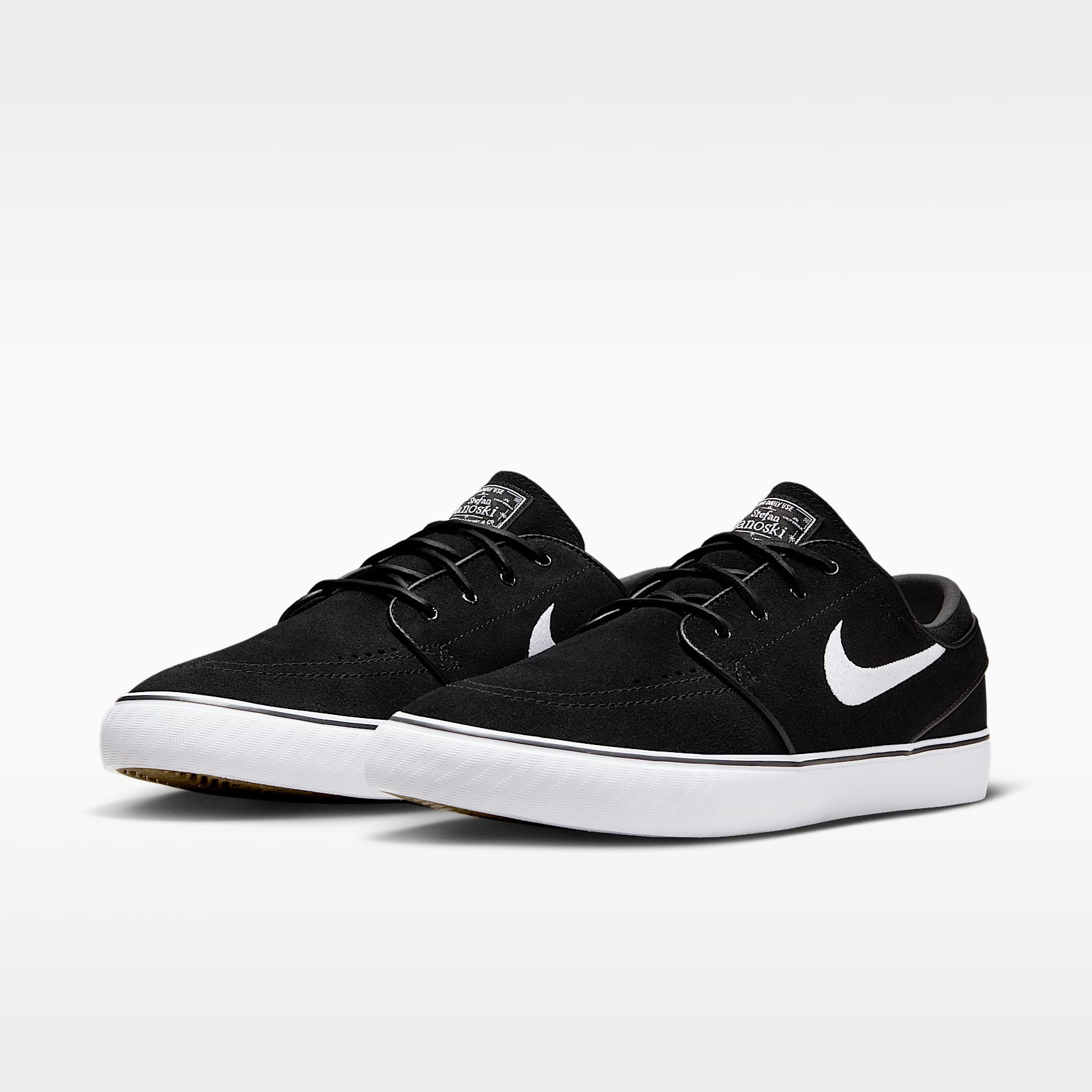 Nike SB Zoom Janoski OG+ Skateschuh – Schwarz/Schwarz/Weiß/Weiß