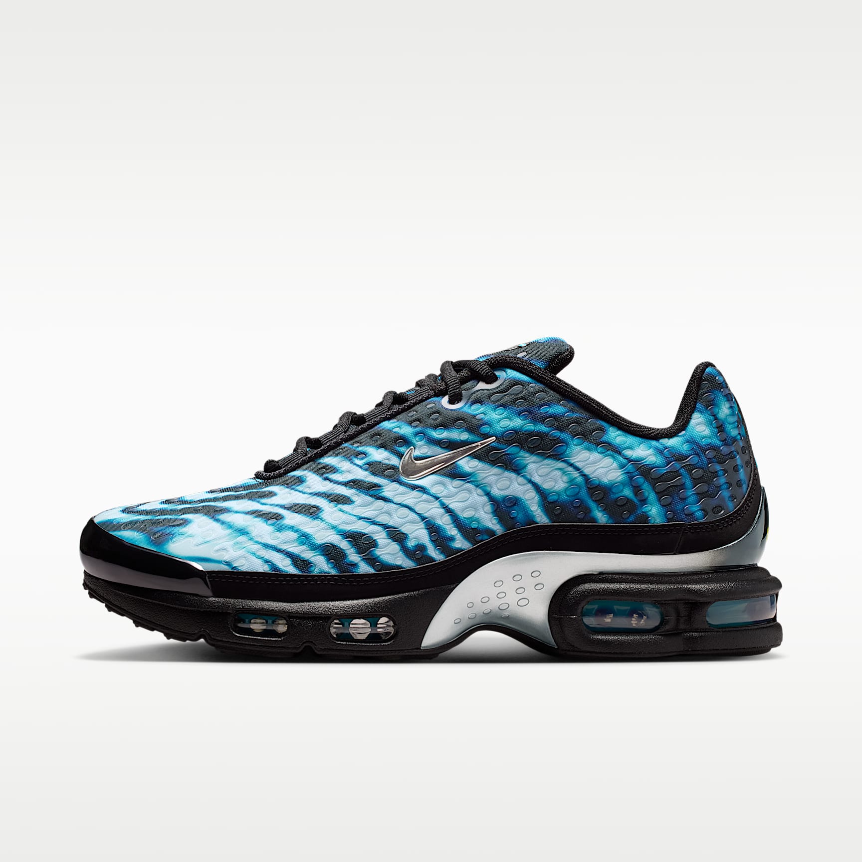 Nike Air Max Plus VII Schuh (Herren) – Schwarz/Gamma Blue/Chrome