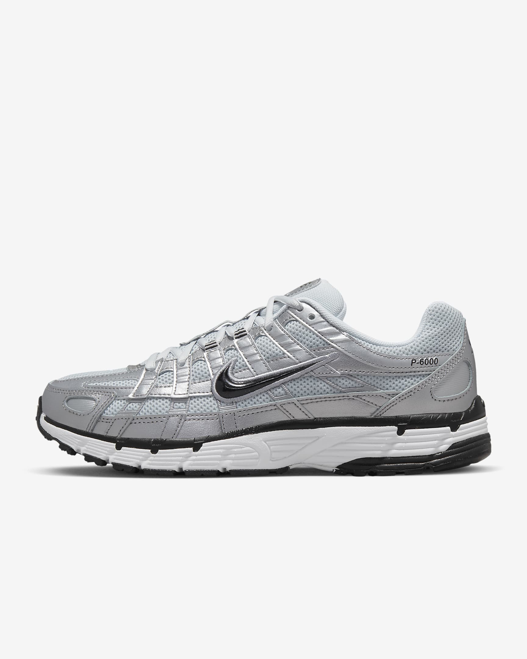 Nike P-6000 Schuh – Weiß/Metallic Silver/Pure Platinum/Schwarz