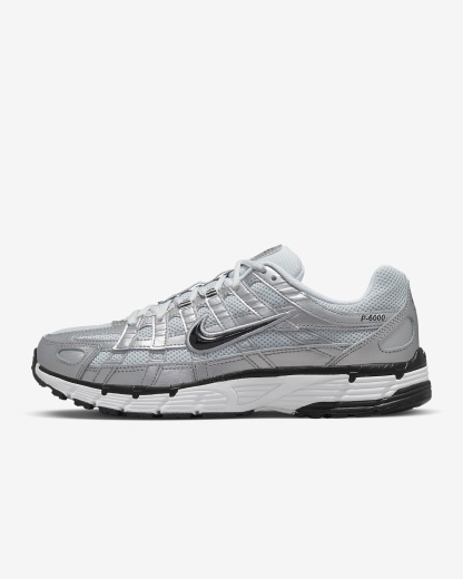 Nike P-6000 Schuh – Weiß/Metallic Silver/Pure Platinum/Schwarz