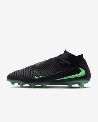 Nike Phantom 6 High Elite Fußballschuh für Kunstrasen – Schwarz/Schwarz/Illusion Green