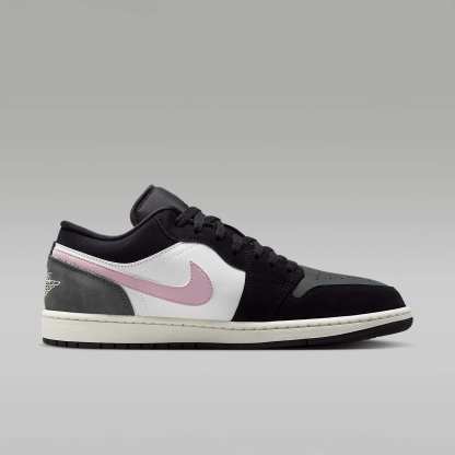 Air Jordan 1 Low SE Herrenschuh – Schwarz/Iron Grey/Weiß/Iced Carmine