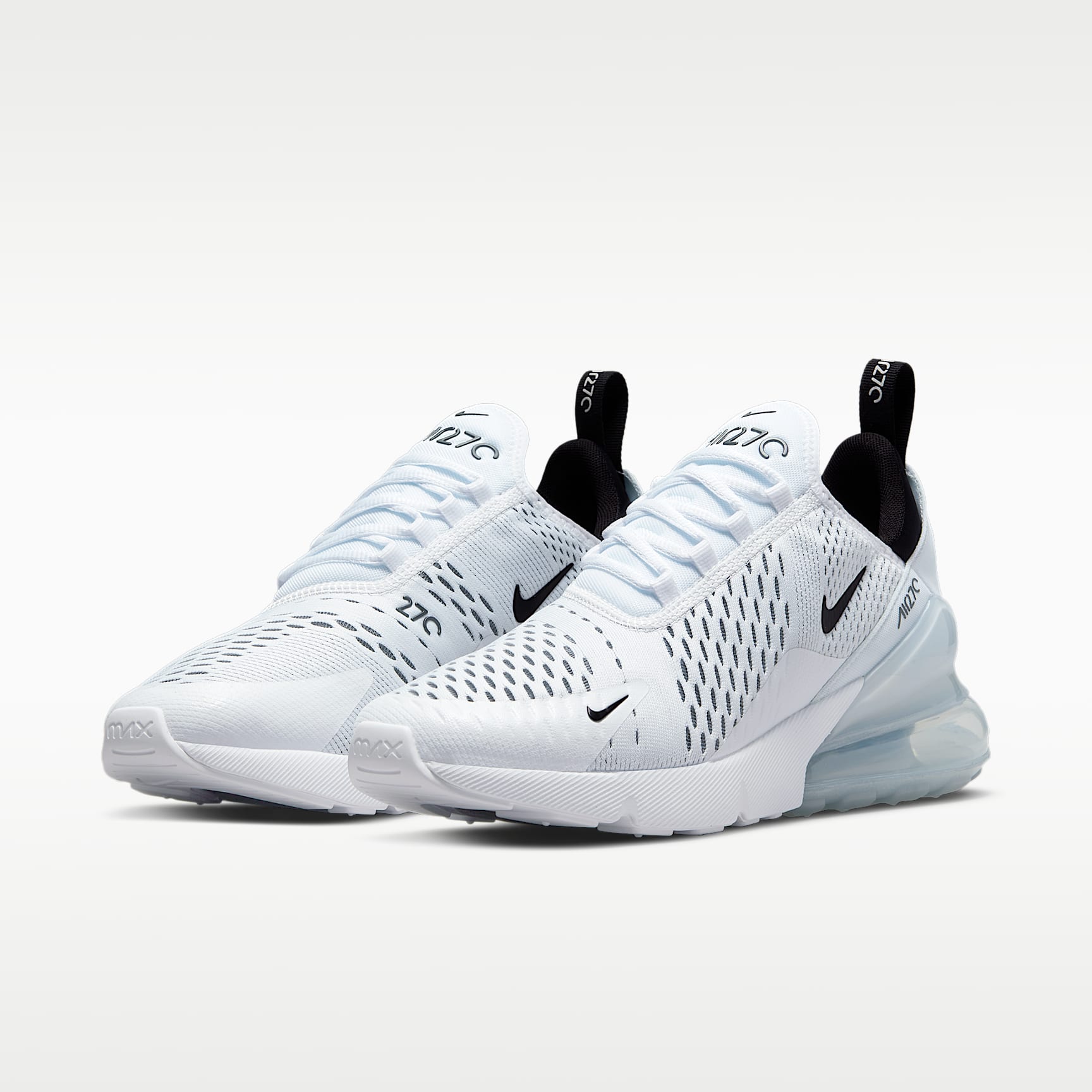 Nike Air Max 270 Damenschuh – Weiß/Weiß/Schwarz